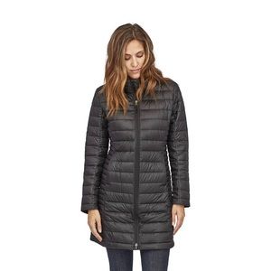 Patagonia long puffer coat. Size S. Chocolate.